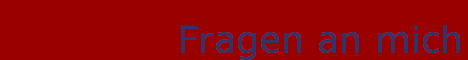 Fragen an mich